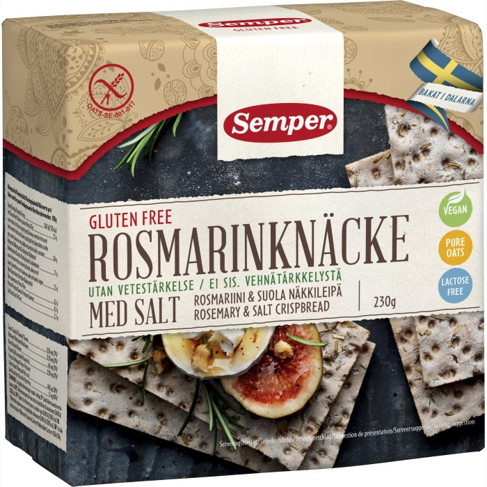 Semper Rosemary Crispbread - 230 grams