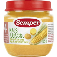 Semper Baby Food Corn & Potato - 125 grams