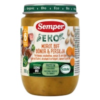 Semper Organic Carrots, Beef Beans & Parsley - 190 grams