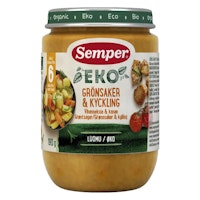Semper Organic Vegetables & Chicken - 190 Grams