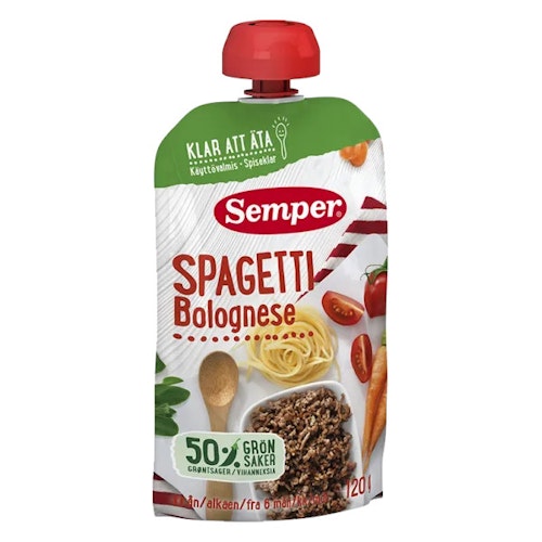 Semper Spaghetti Bolognese - 120 grams