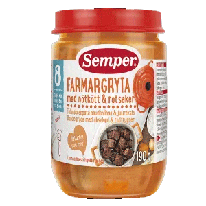 Semper Farmers Stew With Beef And Root Vegetables - 190 grams