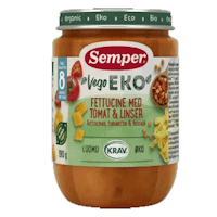 Semper Organic Fettucine With Tomato And Lentils - 190 grams