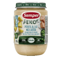 Semper Organic Potatoes & Salmon With Peas - 190 grams