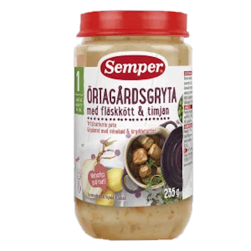 Semper Örtagård Stew With Pork & Thyme - 235 grams