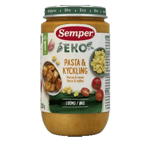 Semper Organic Pasta & Chicken - 235 grams
