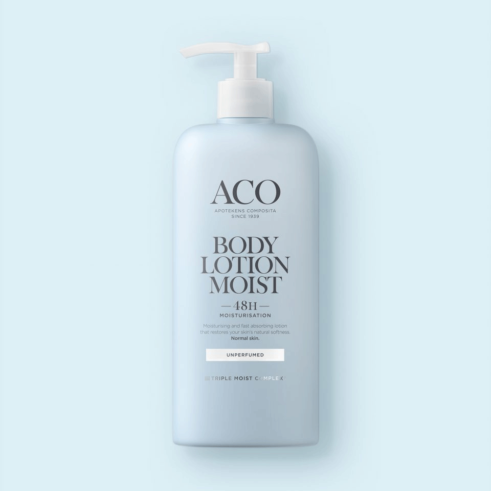 ACO Body Lotion Moist Unscented - 400 ml