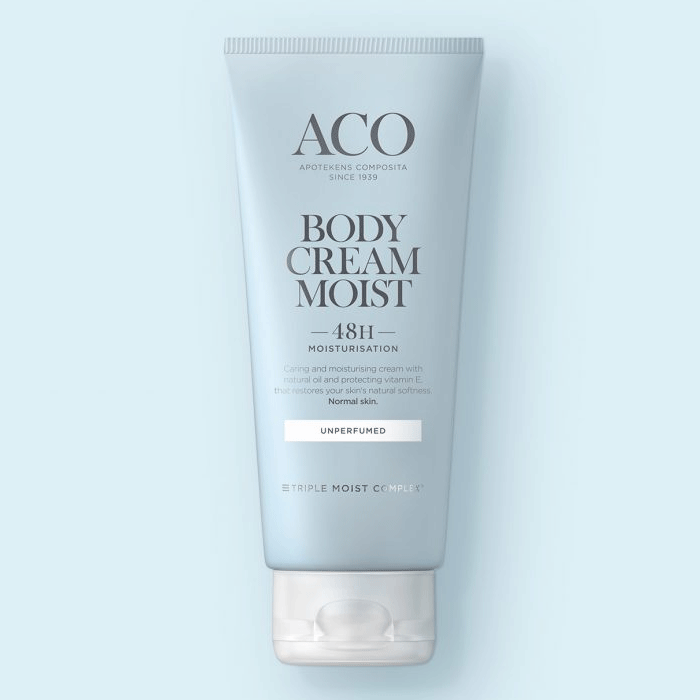 ACO Body Cream Moist, Unscented - 200 ml