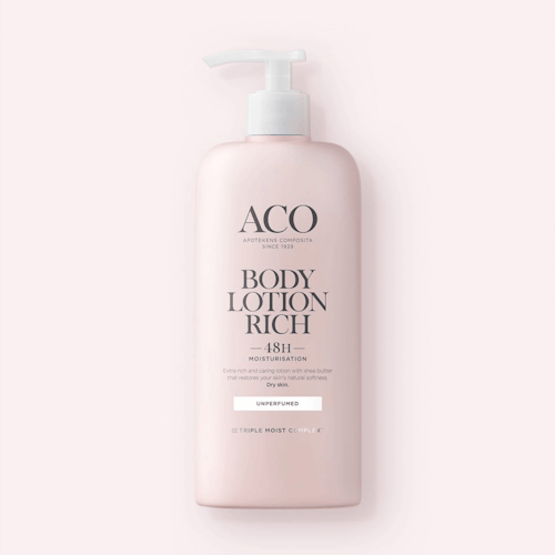 ACO Body Lotion Rich, Unscented - 400 ml
