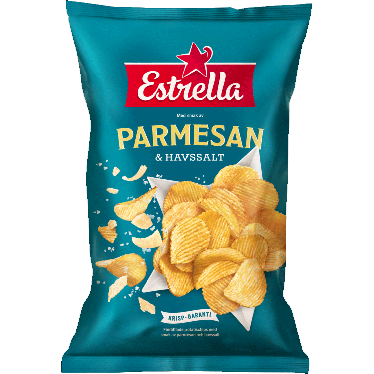 Estrella Potato Chips, Parmesan & Sea Salt - 275 grams