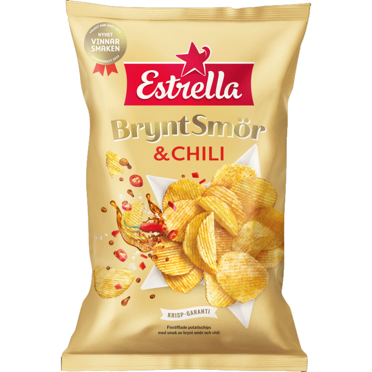 Estrella Potato Chips, Browned Butter & Chili - 275 grams