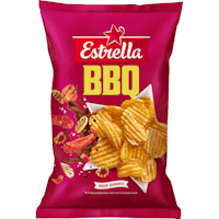 Estrella Potato Chips, BBQ - 275 grams