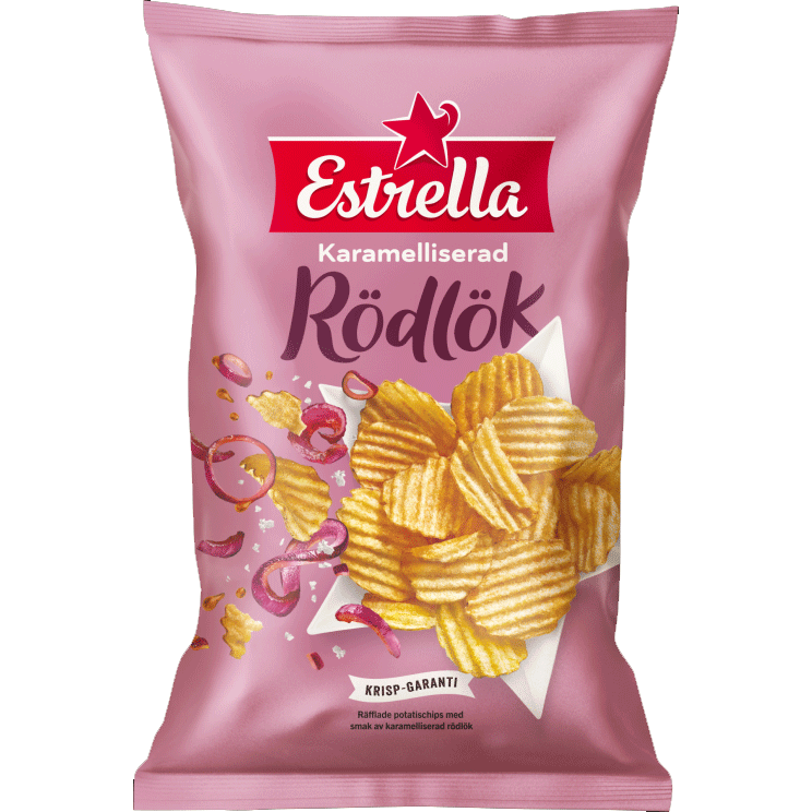 Estrella Potato Chips, Caramelized Red Onion - 275 grams