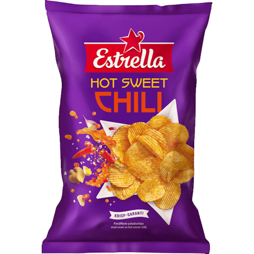 Estrella Potato Chips, Hot Sweet Chili - 275 grams