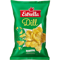 Estrella Potato Chips, Dill - 275 grams