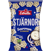 Estrella Stars, Sourcream & Onion - 85 grams