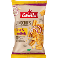 Estrella Lentil Chips, Cheese & Red Onion - 110 grams