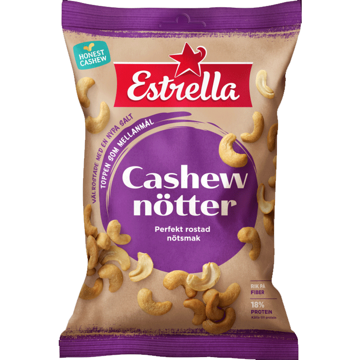 Estrella Cashew Nuts, Salted - 150 grams