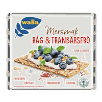 Wasa Mersmak, Rye & Cranberry Seed - 245 grams