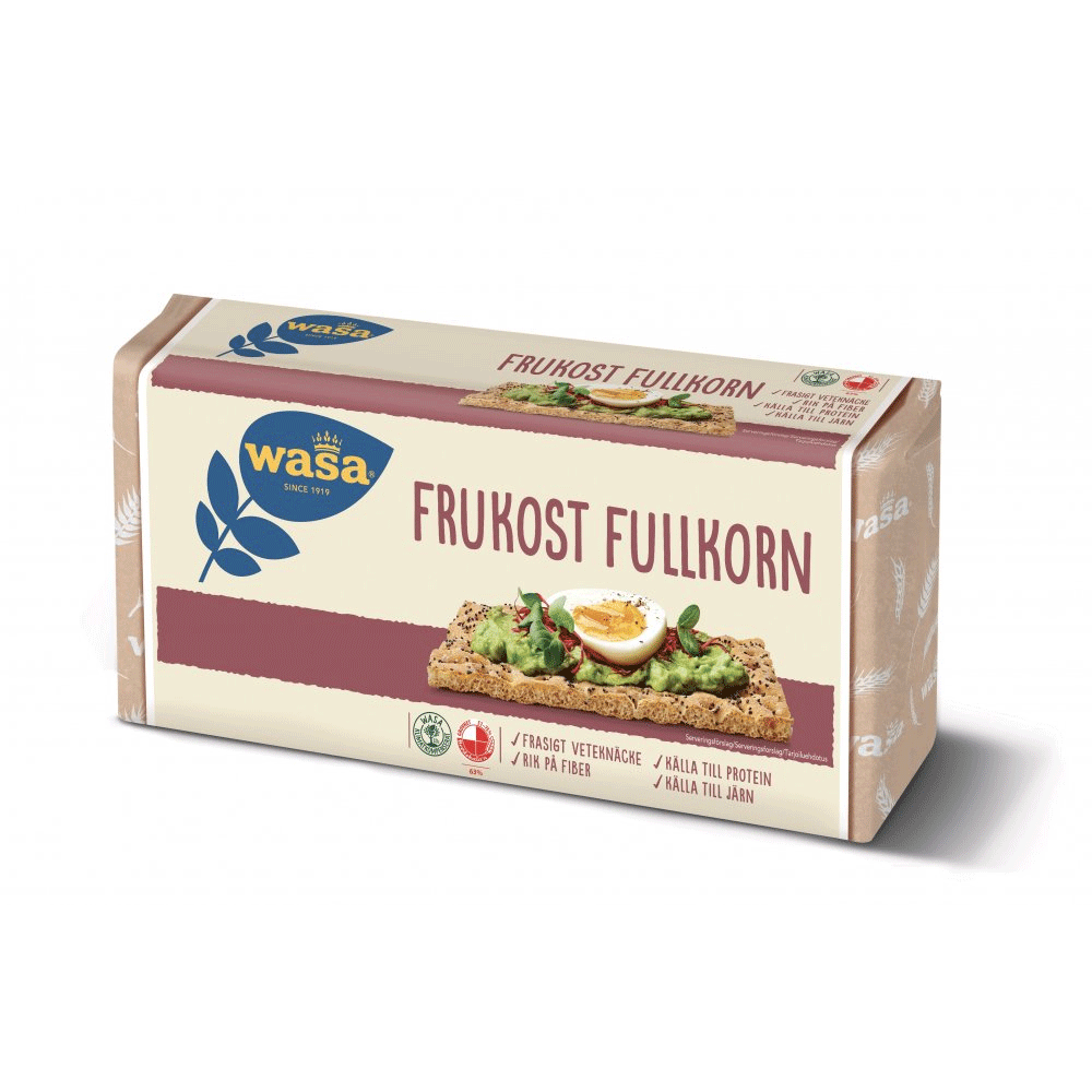 Wasa Frukost, Whole Grain - 490 grams