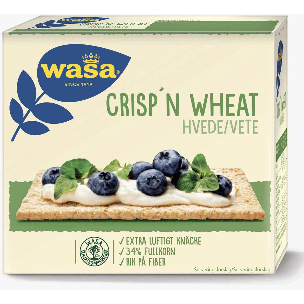 Wasa Crisp'N'Wheat - 100 grams
