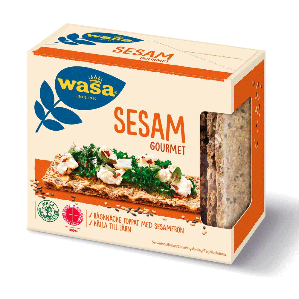 Wasa Sesame Gourmet - 220 grams