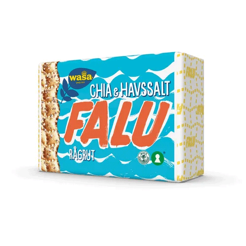 Wasa Falu, Chia & Sea Salt - 235 grams