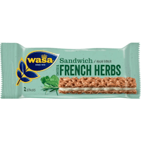 Wasa Sandwich, Cheese & French Herbs - 30 grams