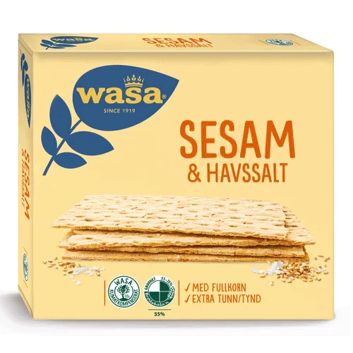 Wasa Sesame & Sea Salt - 190 grams