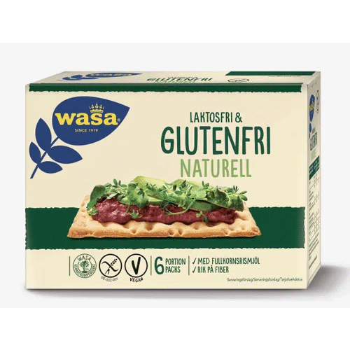Wasa Natural, Lactose-free, Gluten-free - 240 grams
