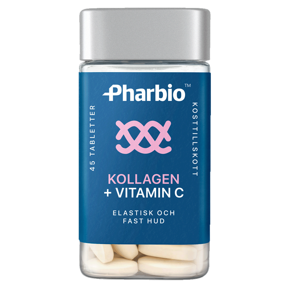 Pharbio Collagen + Vitamin C - 45 tablets - Scandinavian Online Store