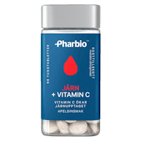 Pharbio Iron + Vitamin C - 90 Chewable Tablets
