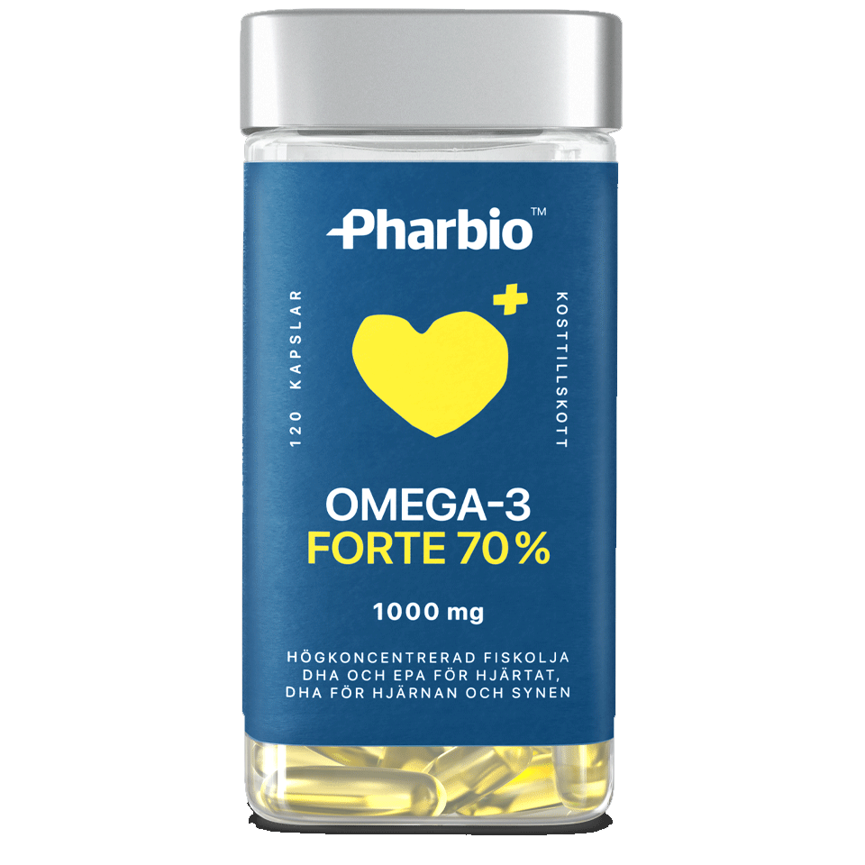 Pharbio Omega-3 Forte 70% - 120 Capsules