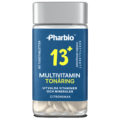 Pharbio 13+ Multivitamin Teenager - 90 Chewable Tablets
