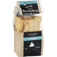 Mjälloms Organic Flatbread Crisps, Sea Salt - 100 grams