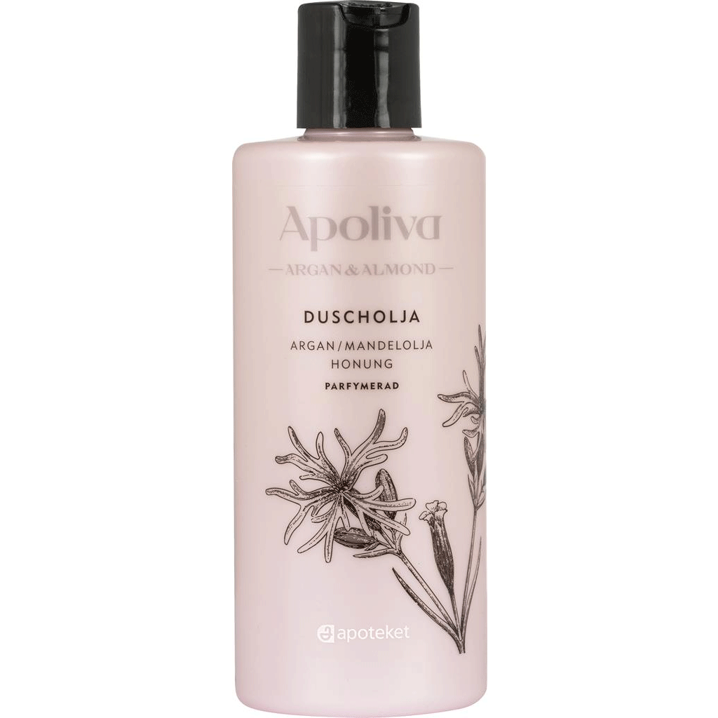 Apoliva Argan & Almond, Shower Oil - 250 ml