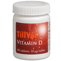 TillVal Vitamin D - 100 tablets