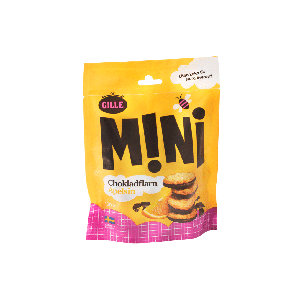 Gille Mini Chocolate Flakes Orange - 130 grams
