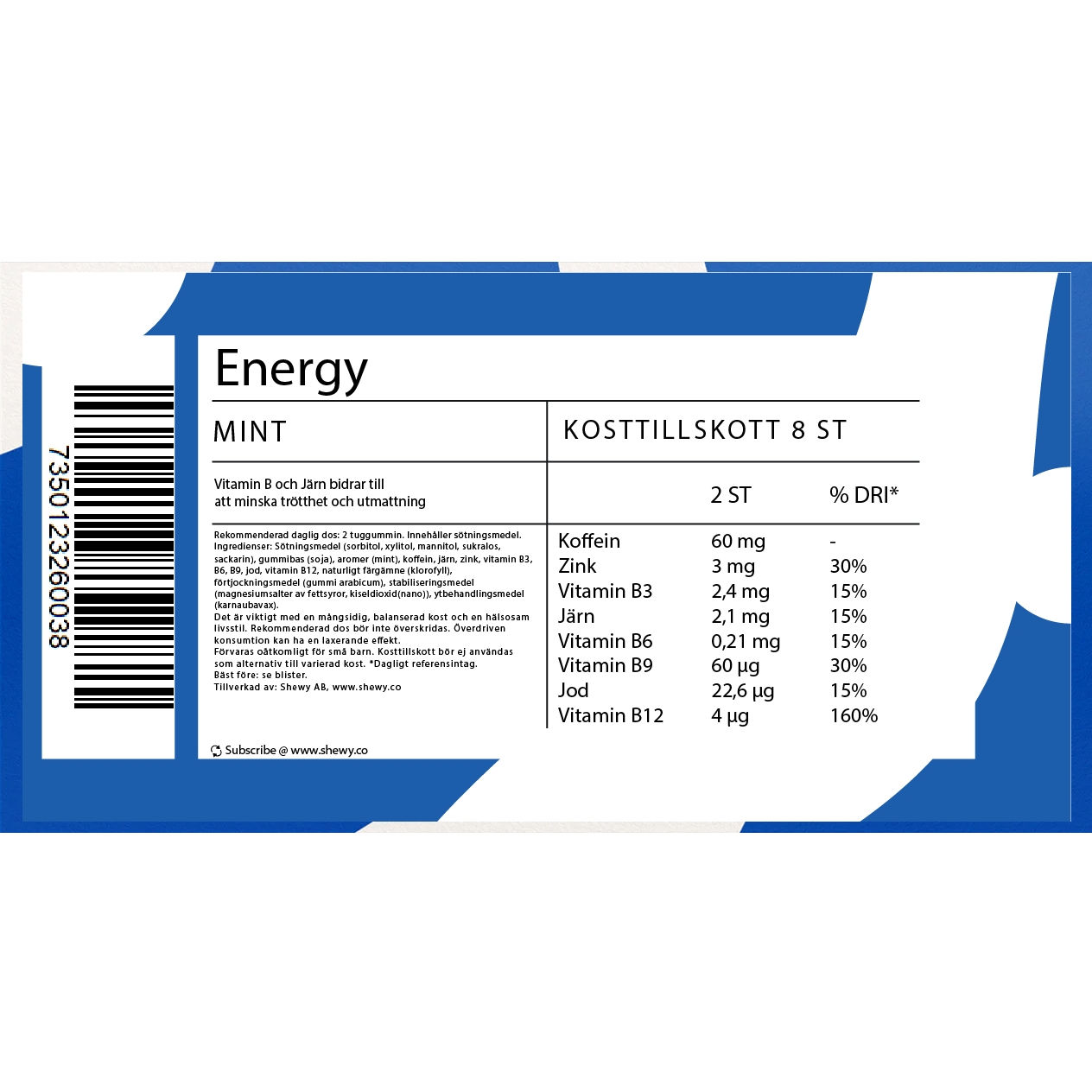 Shewy Energy - 8 pcs