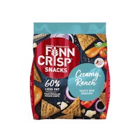 Finn Crisp Snacks, Creamy Ranch - 150 grams