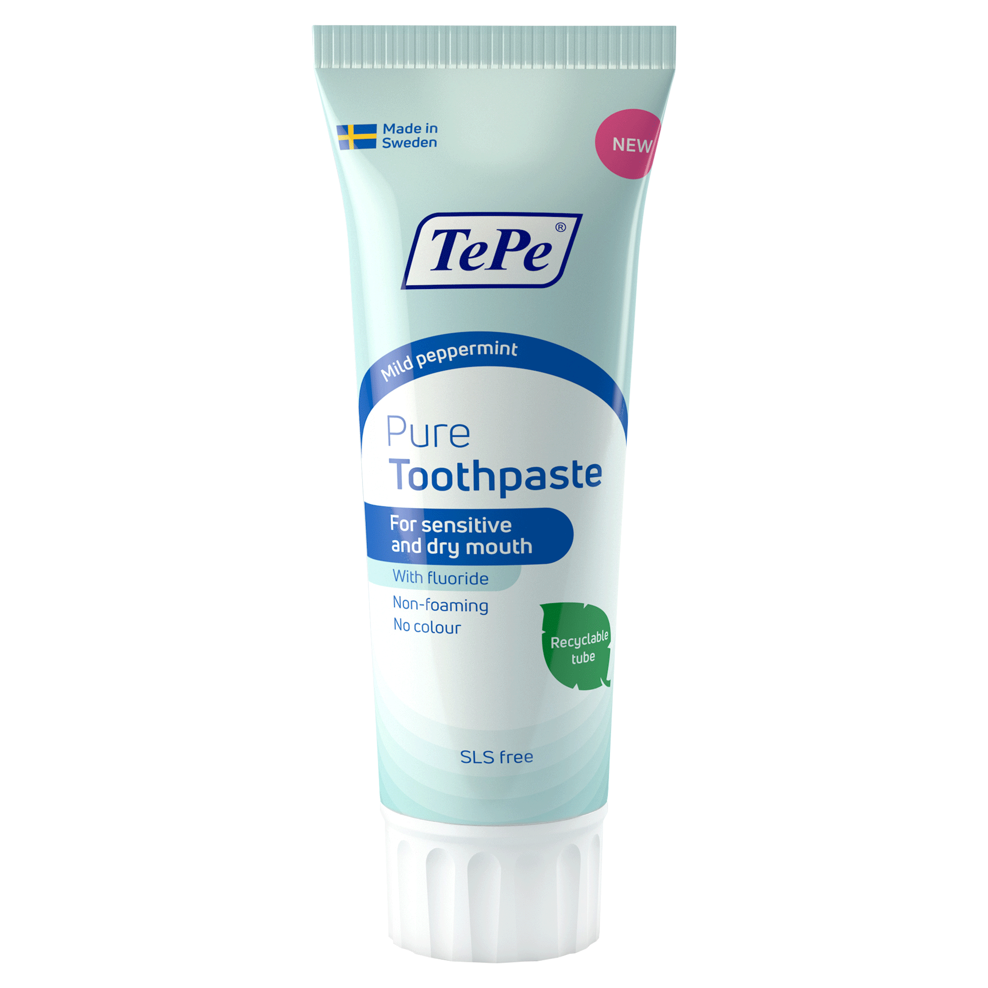 TePe Pure, Mild Peppermint - 75 ml