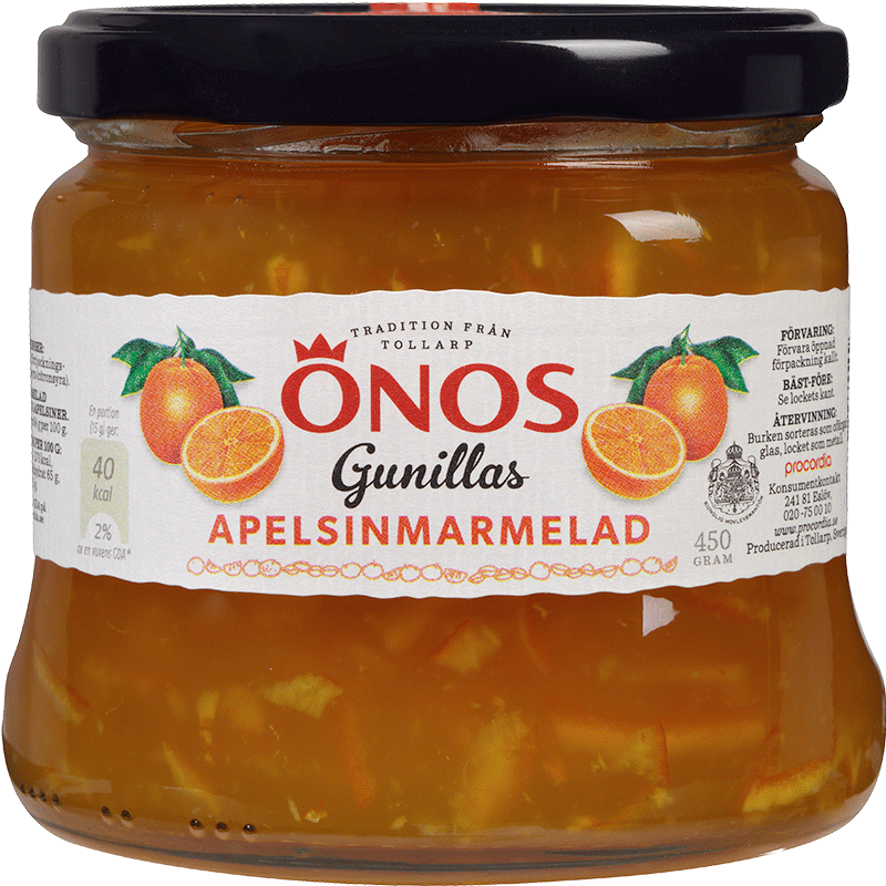 ÖNOS Gunillas Orange Marmelade - 450 grams