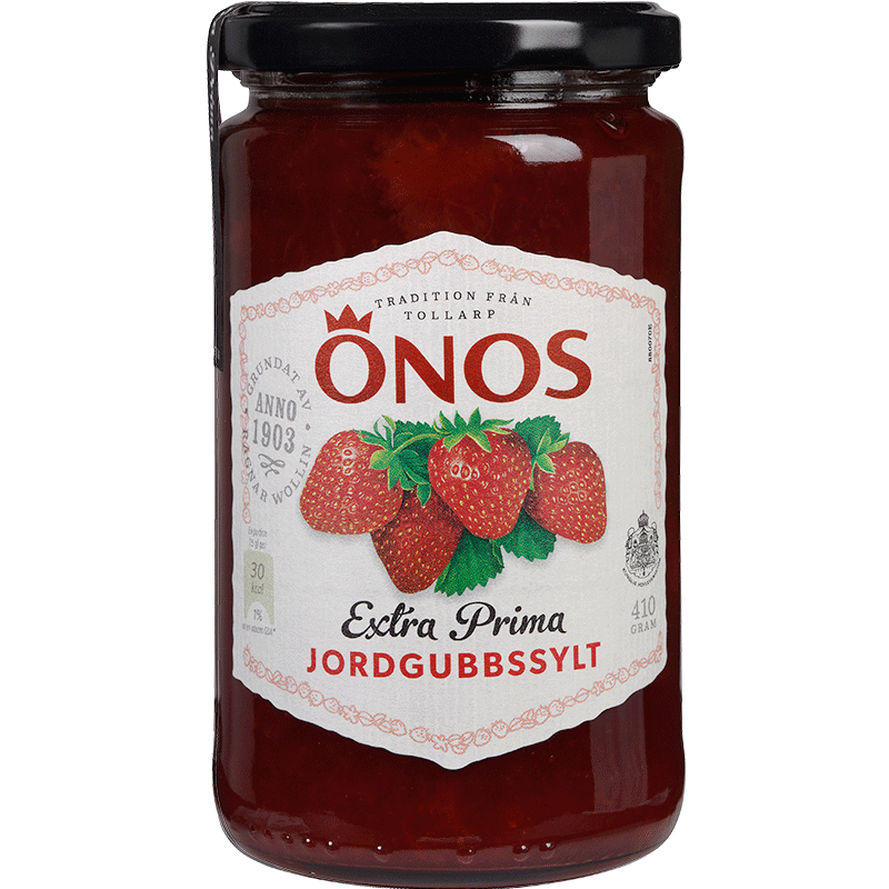 ÖNOS Extra Prima Strawberry Jam - 410 grams