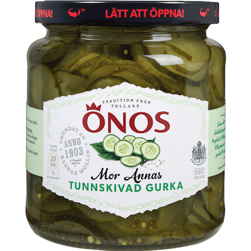 ÖNOS Mother Anna's Thinly Sliced Sandwich Cucumbers - 590 grams
