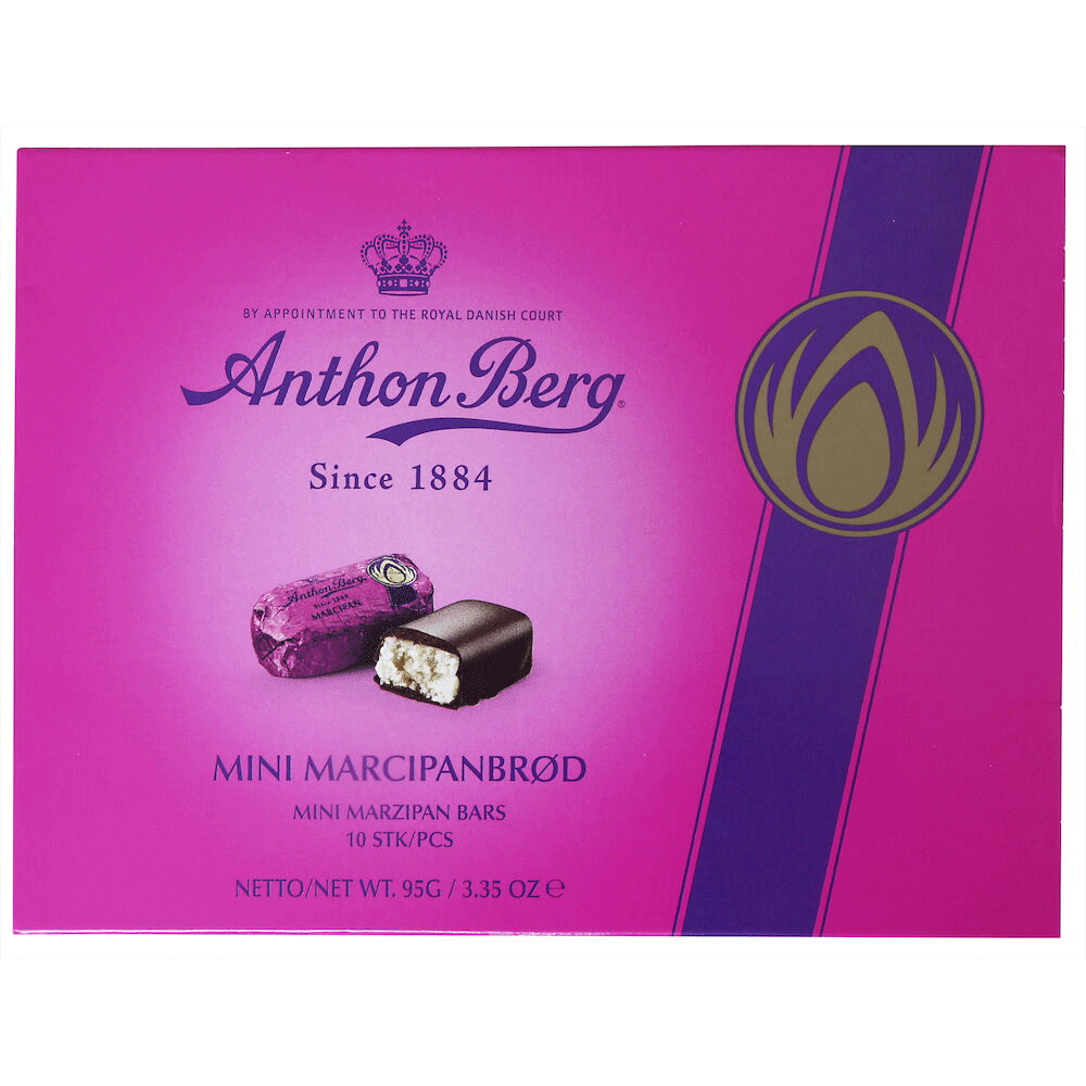 Anthon Berg Mini Marzipan Bars - 95 grams