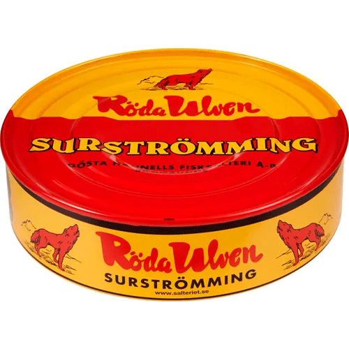 Soulgoods Surströmming HERING Röda Ulven Boîte de 300 g (avec Heringe  fermentée)