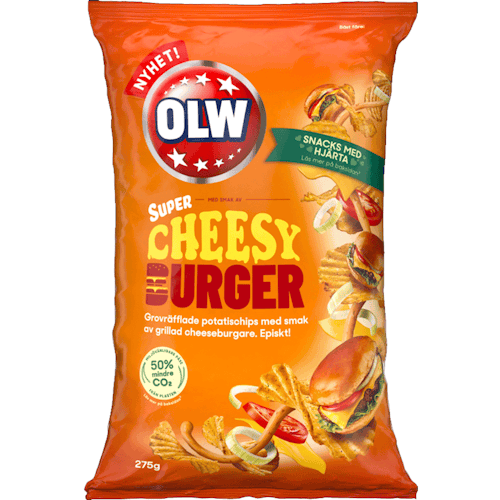 OLW Cheesy Burger - 275 grams