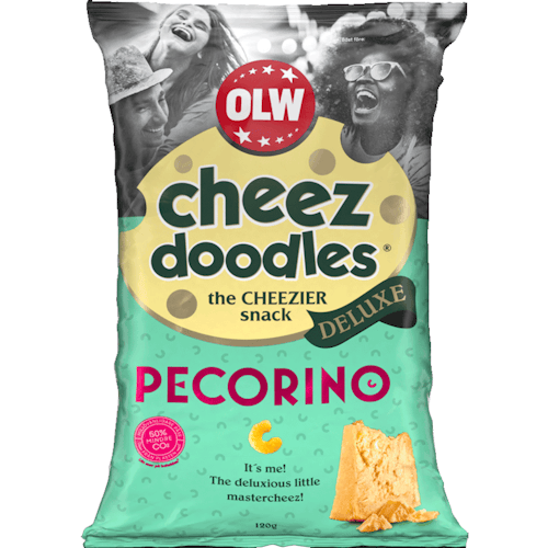 OLW Cheese Doodles Deluxe, Pecorino - 120 grams