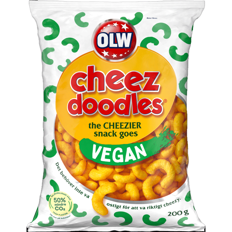 OLW Cheez Doodles Vegan - 200 grams