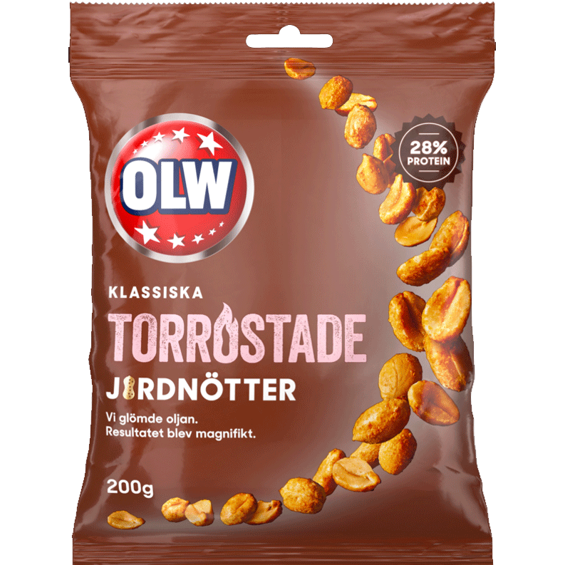 OLW Dry Roasted Peanuts - 200 grams